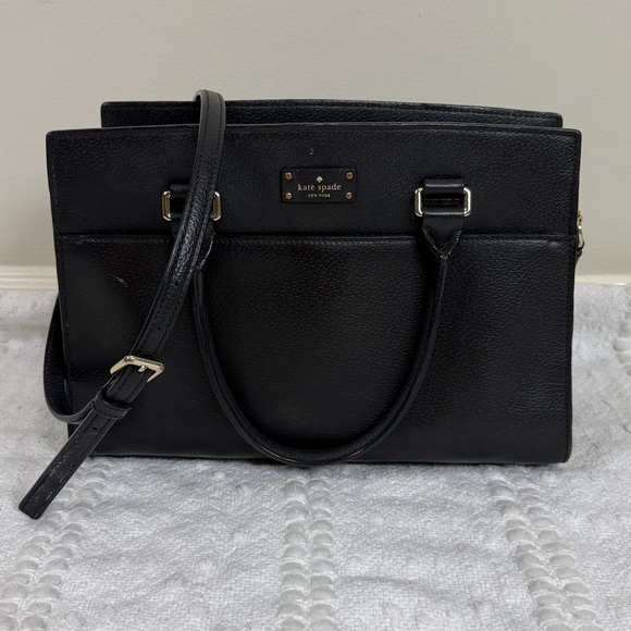 Kate Spade Grove Street Small Satchel in Black Leather - Picture 1 of 8